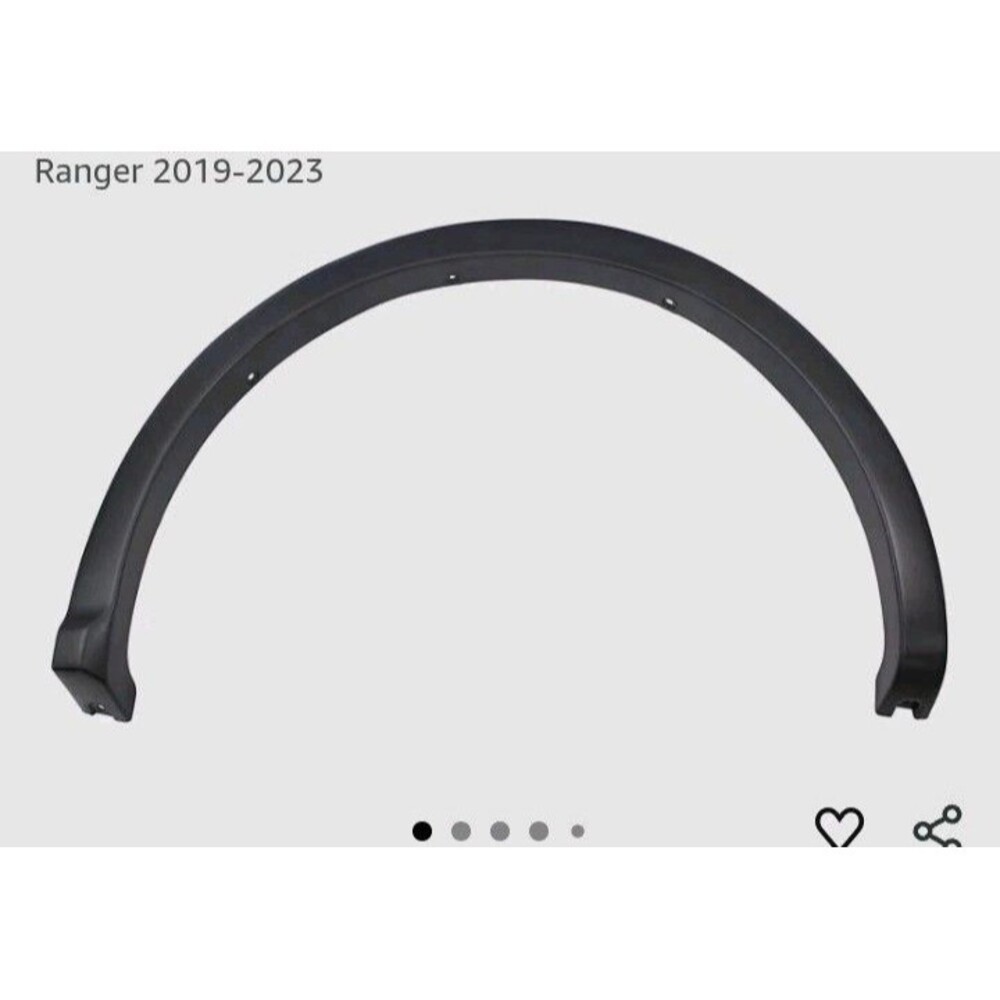 Drive Fix Rear Passenger Wheel Fender Flare Molding. Ford Ranger 2019-2023